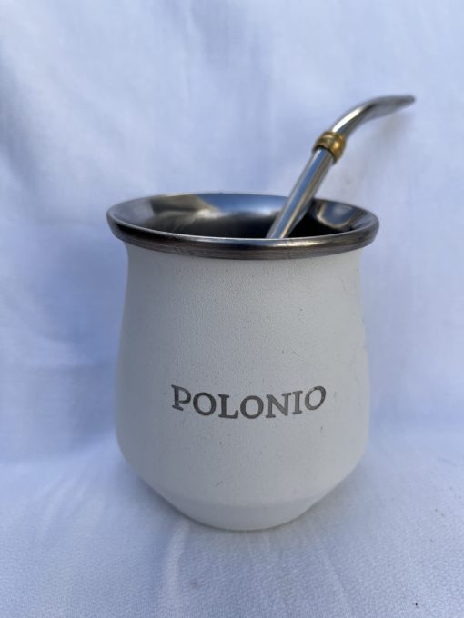 Mate de acero blanco - Imagen 2