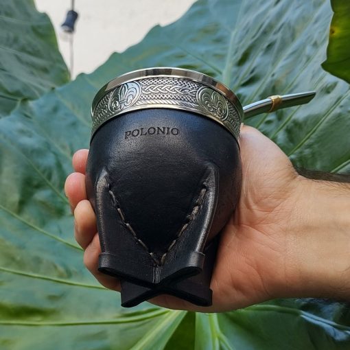Mate Premium Imperial negro (Bombilla + Yerbera de Regalo) - Imagen 3