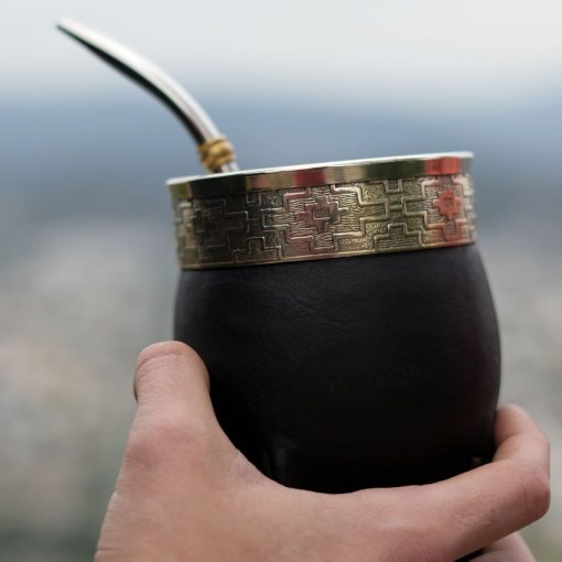 Mate Premium Imperial negro (Bombilla + Yerbera de Regalo) - Imagen 5