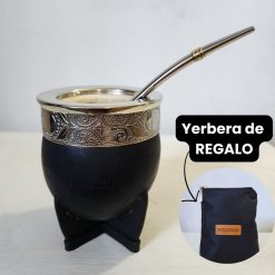 Mate Premium Imperial negro (Bombilla + Yerbera de Regalo)