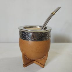 Mate imperial alpaca suela + Bombilla de Acero