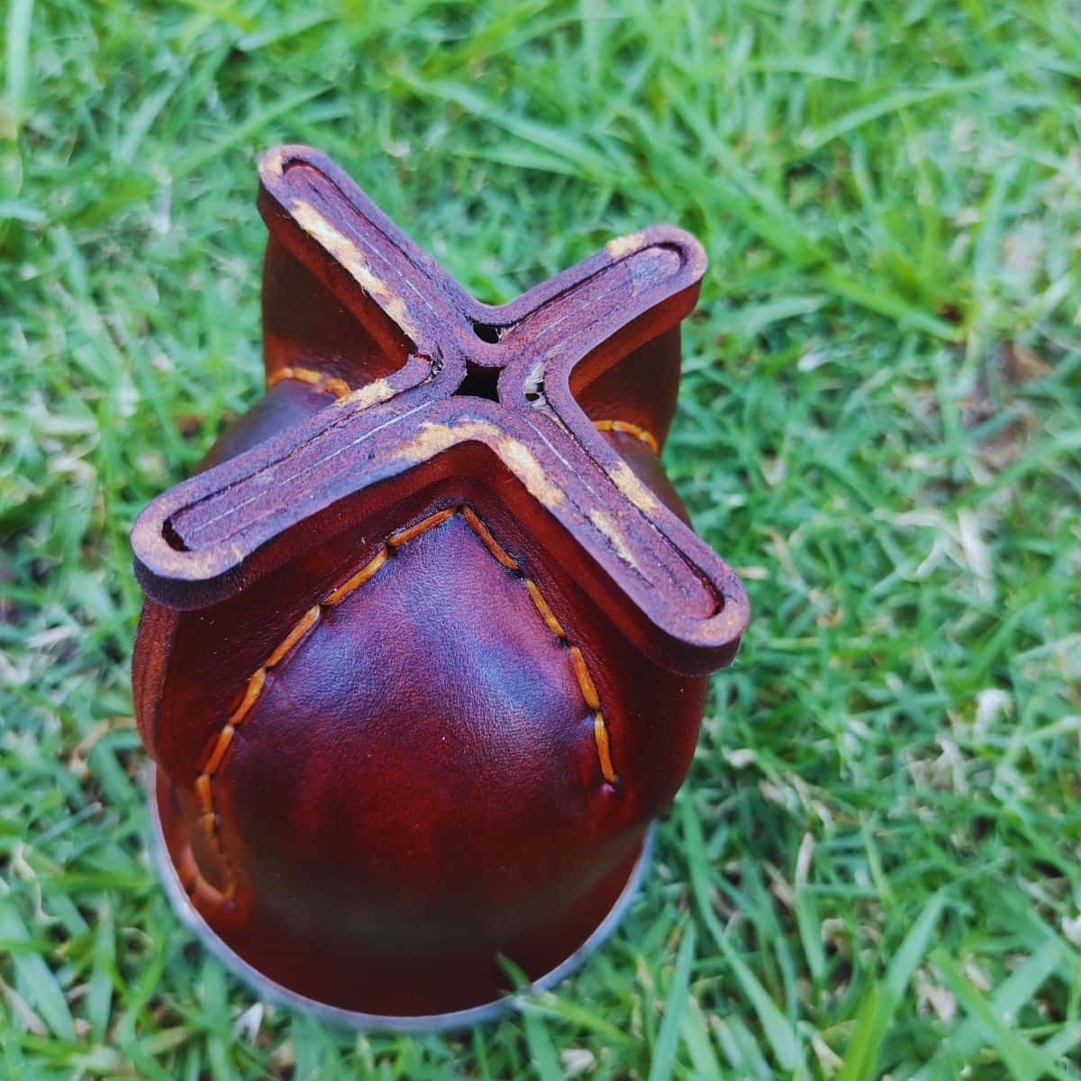 Mate camionero marrón + Bombilla de Acero - Imagen 5