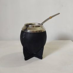 Mate torpedo de alpaca negro