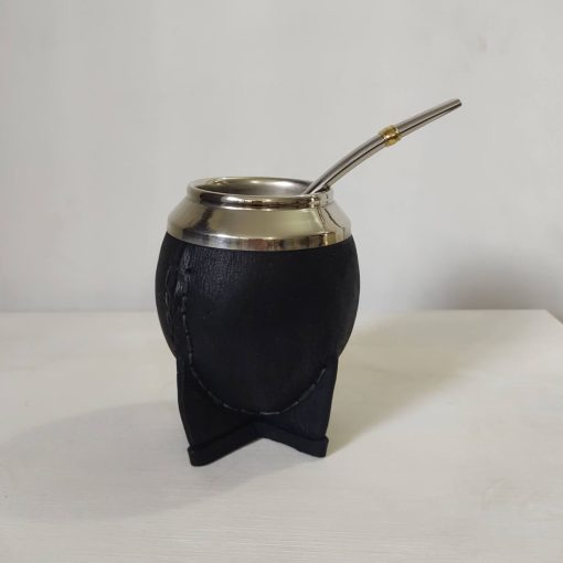 Mate torpedo de alpaca negro