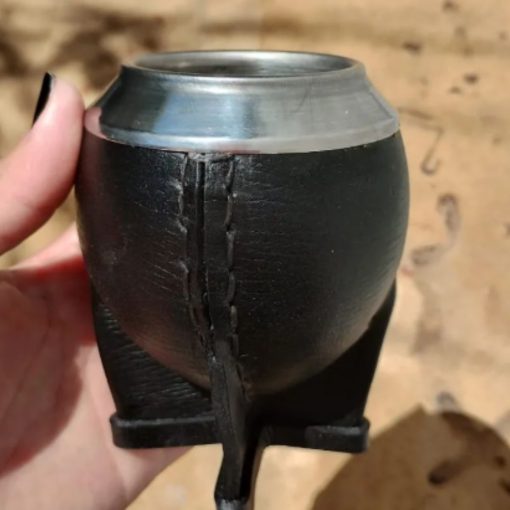 Mate torpedo de alpaca negro - Imagen 5