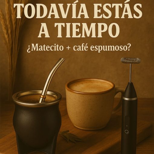 Matecito Camionero + Batidor Café
